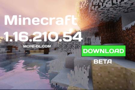 Minecraft PE 1.16.210.54 for Android