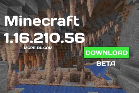 Minecraft PE 1.16.210.56 for Android