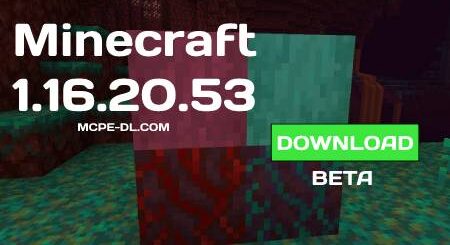 Minecraft PE 1.16.20.53 for Android