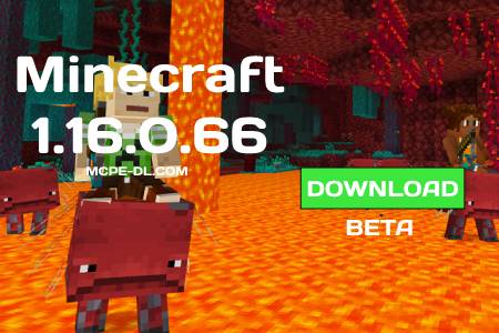 Minecraft PE 1.16.0.66 for Android