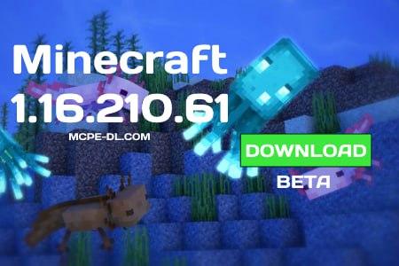 Minecraft PE 1.16.210.61 for Android