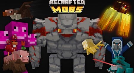 ReCrafted Mobs Texture Pack for Minecraft PE