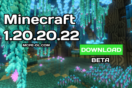 Minecraft PE 1.20.20.22 [Beta version]