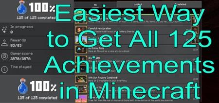 All Achievements Minecraft PE - 125 map