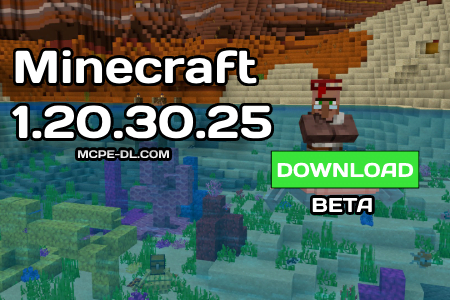 Minecraft PE 1.20.30.25 [Beta version]