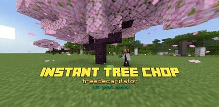 Instant Tree Chop addon 1.20/1.19