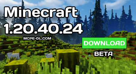 Minecraft PE 1.20.40.24 [Beta version]
