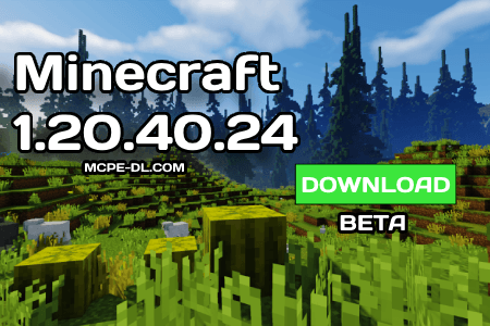 Minecraft PE 1.20.40.24 [Beta version]
