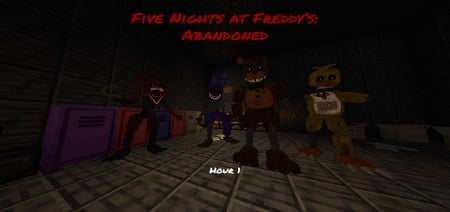 FNaF: Abandoned (Chapter 1: First Hour) Map