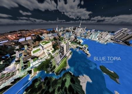 Blue Topia map