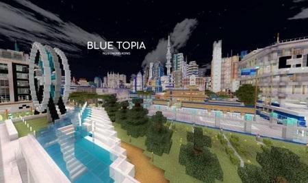 Blue Topia map
