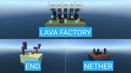 Lucky Skyblock map