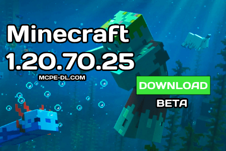 Minecraft PE 1.20.70.25 [Beta version]