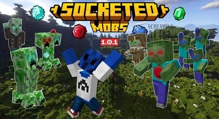 Socketed Mobs add-on 1.21+