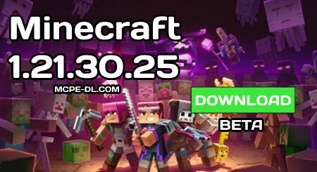 Minecraft PE 1.21.30.25 [Beta version]