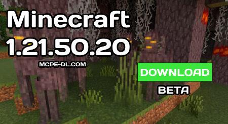 Minecraft PE 1.21.50.20 [Beta version]