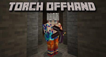 Torch OffHand mod 1.21+