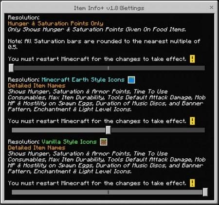 Item Info+ texture pack (1.21+/ 1.20+)