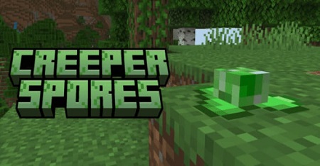 Creeper Spores mod 1.21+