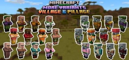 More Variants Village & Pillage mod
