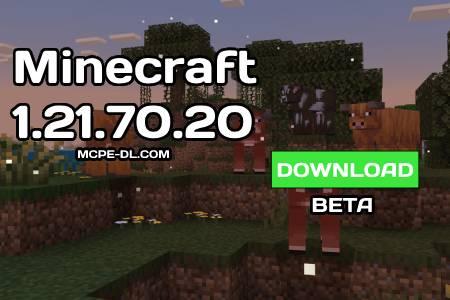 Minecraft PE 1.21.70.20 [Beta version]